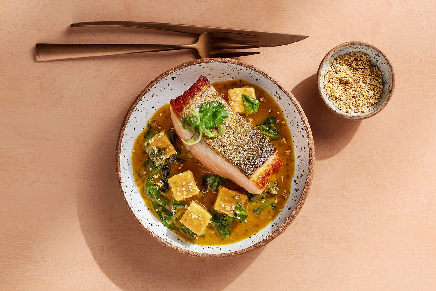 Salmon Tofu Curry